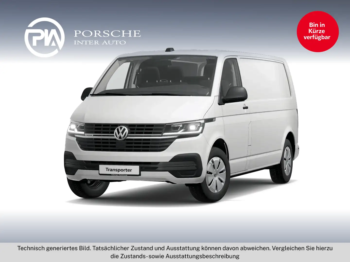 Volkswagen T6.1 Transporter VW Transporter T6.1 Kastenwagen LR TDI 4MOTION Weiß - 1