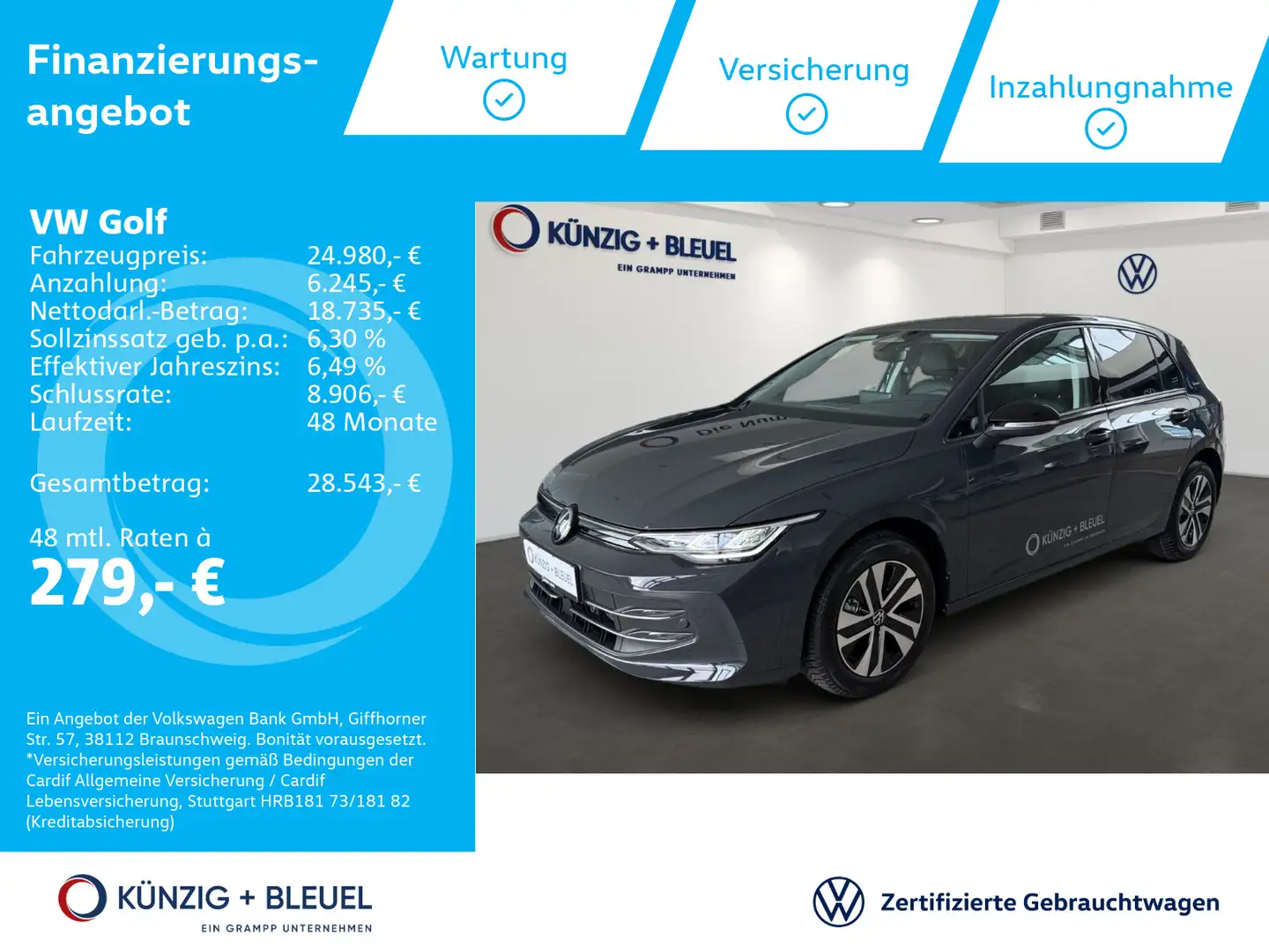 Volkswagen Golf Golf ENERGY 1,5 l TSI OPF 85 kW (116 PS) 6- Grau - 1