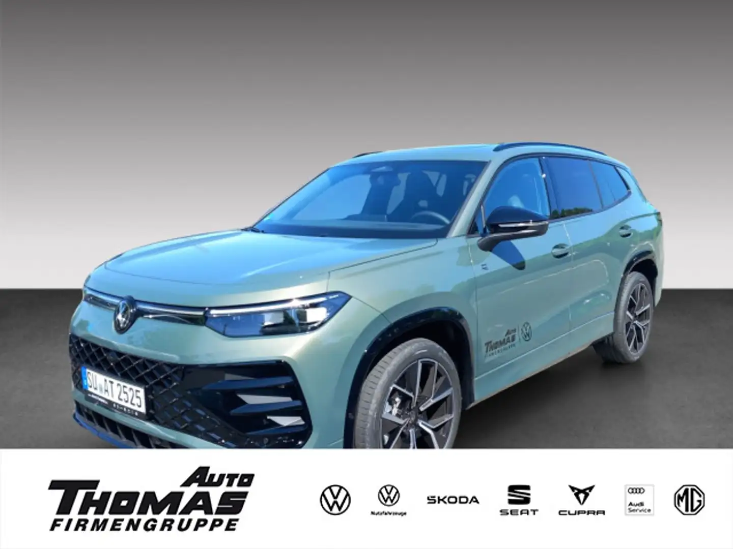 Volkswagen Tayron 2.0 TDI DSG R-Line 4MOTION *PANO*AHK* Grün - 1