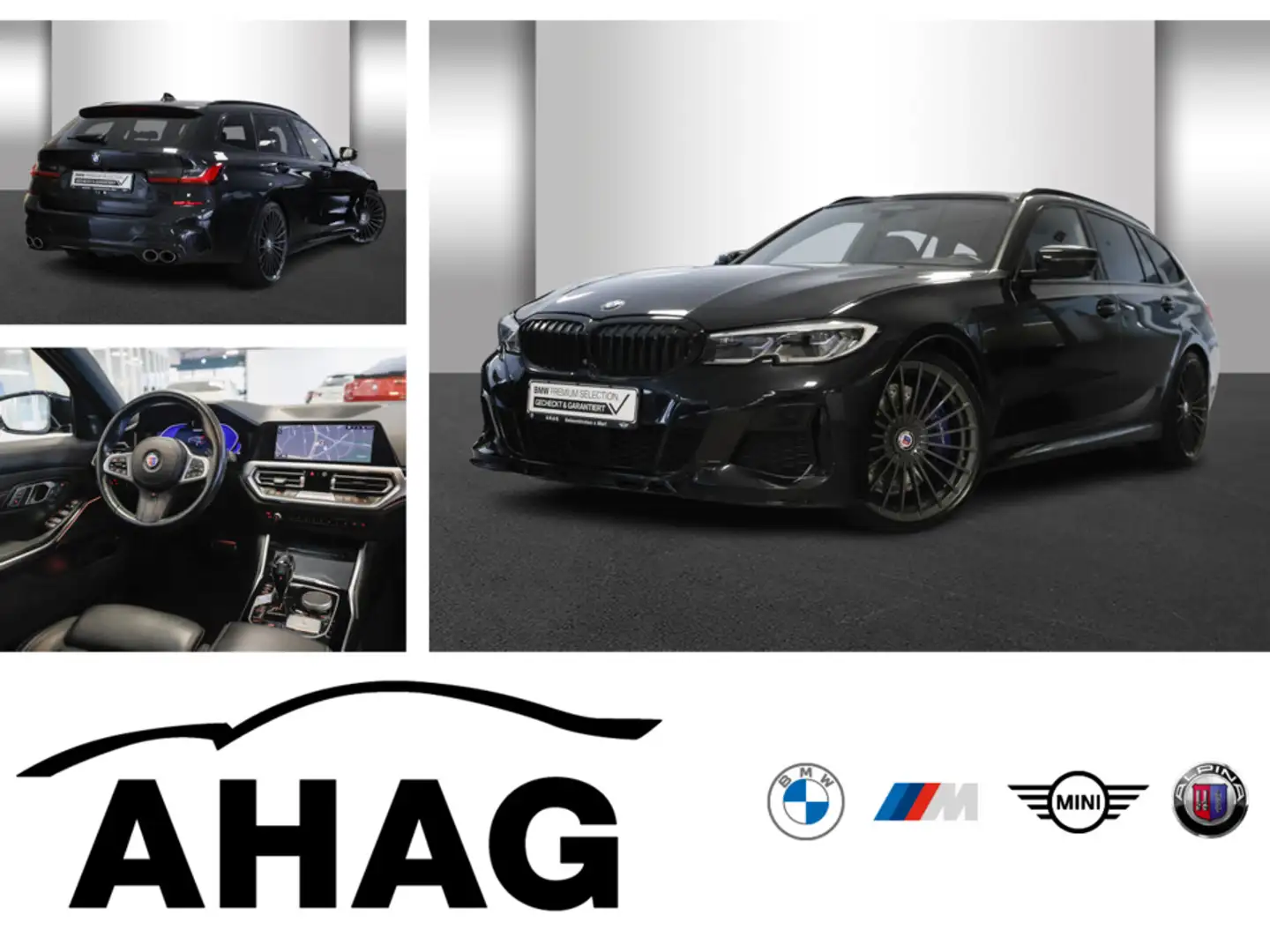 Alpina D3 S 3.0 Allrad Touring Navi Panoramadach LED Scheinw Schwarz - 1