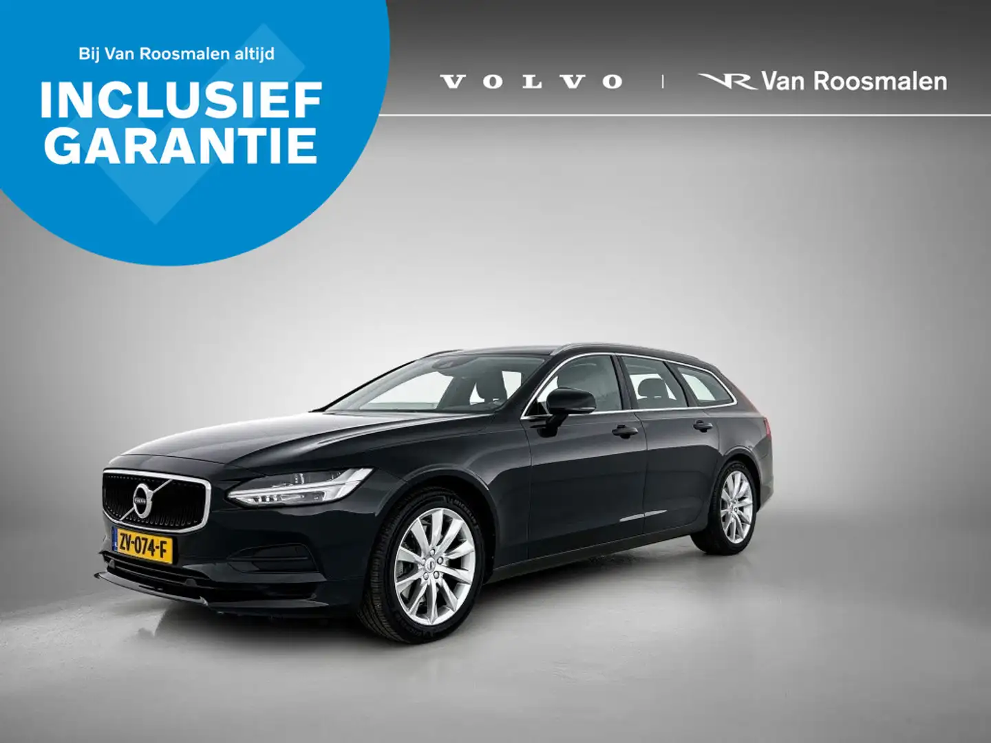 Volvo V90 2.0 T4 Momentum Zwart - 1