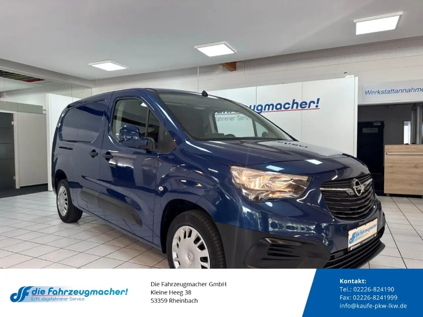 Opel Combo E Cargo Maxi Edition L2 XL 1.5D Klima EU6d-T Bleu - 1