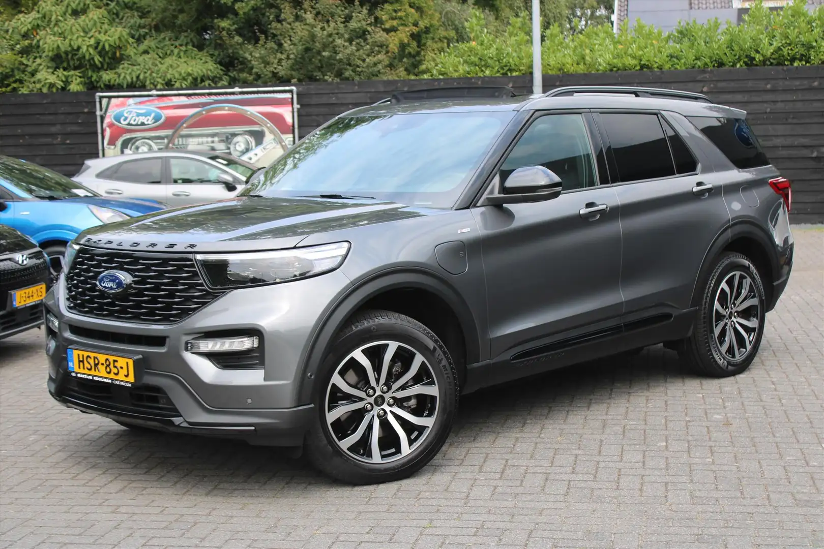 Ford Explorer 3.0 V6 EcoBoost PHEV 457pk Aut ST-Line, Trekhaak, Grijs - 1