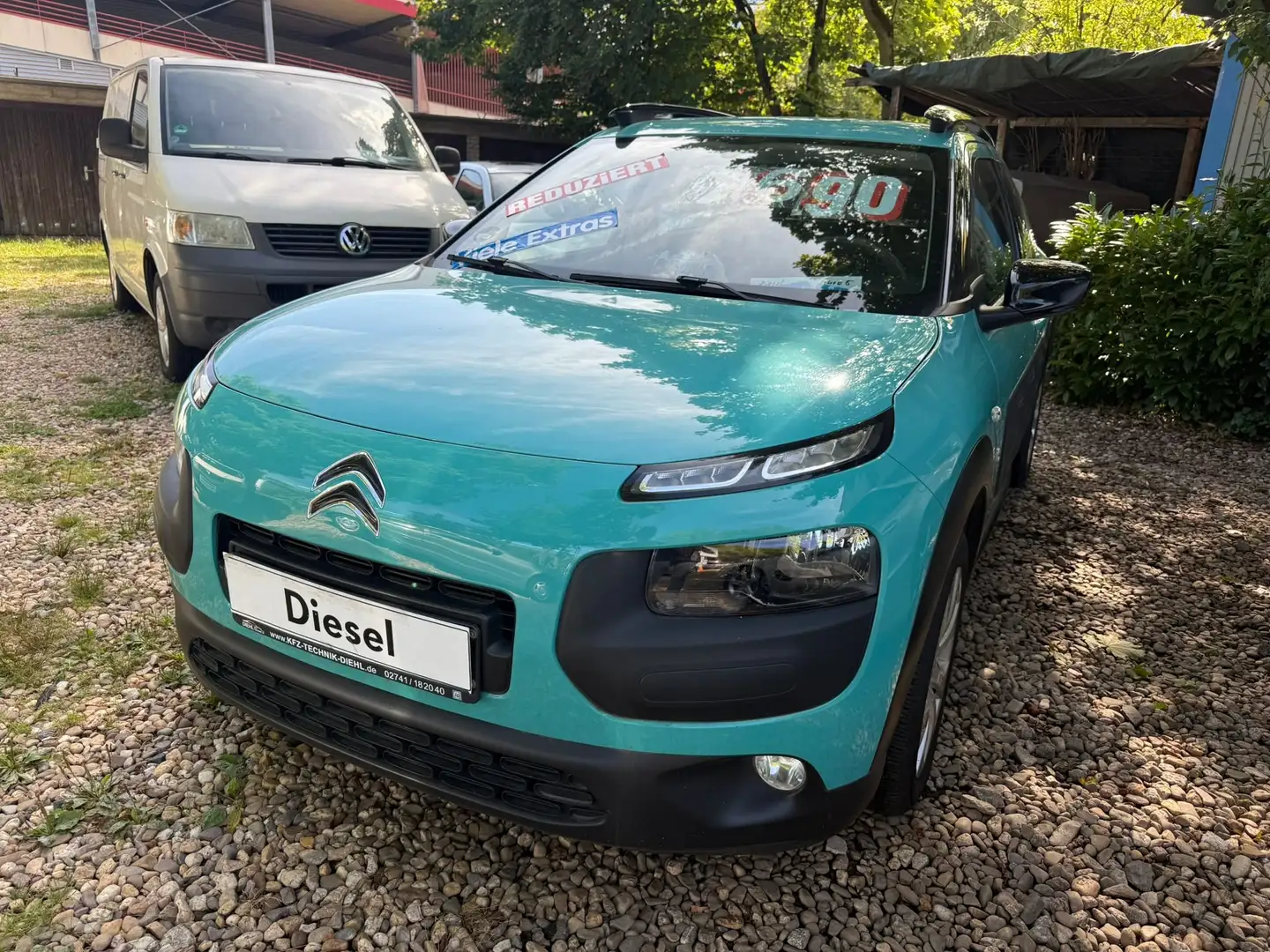 Citroen C4 Cactus BlueHDi,AHK,Kamera,TÜV 9/26 3 Tages Angebot Blau - 2