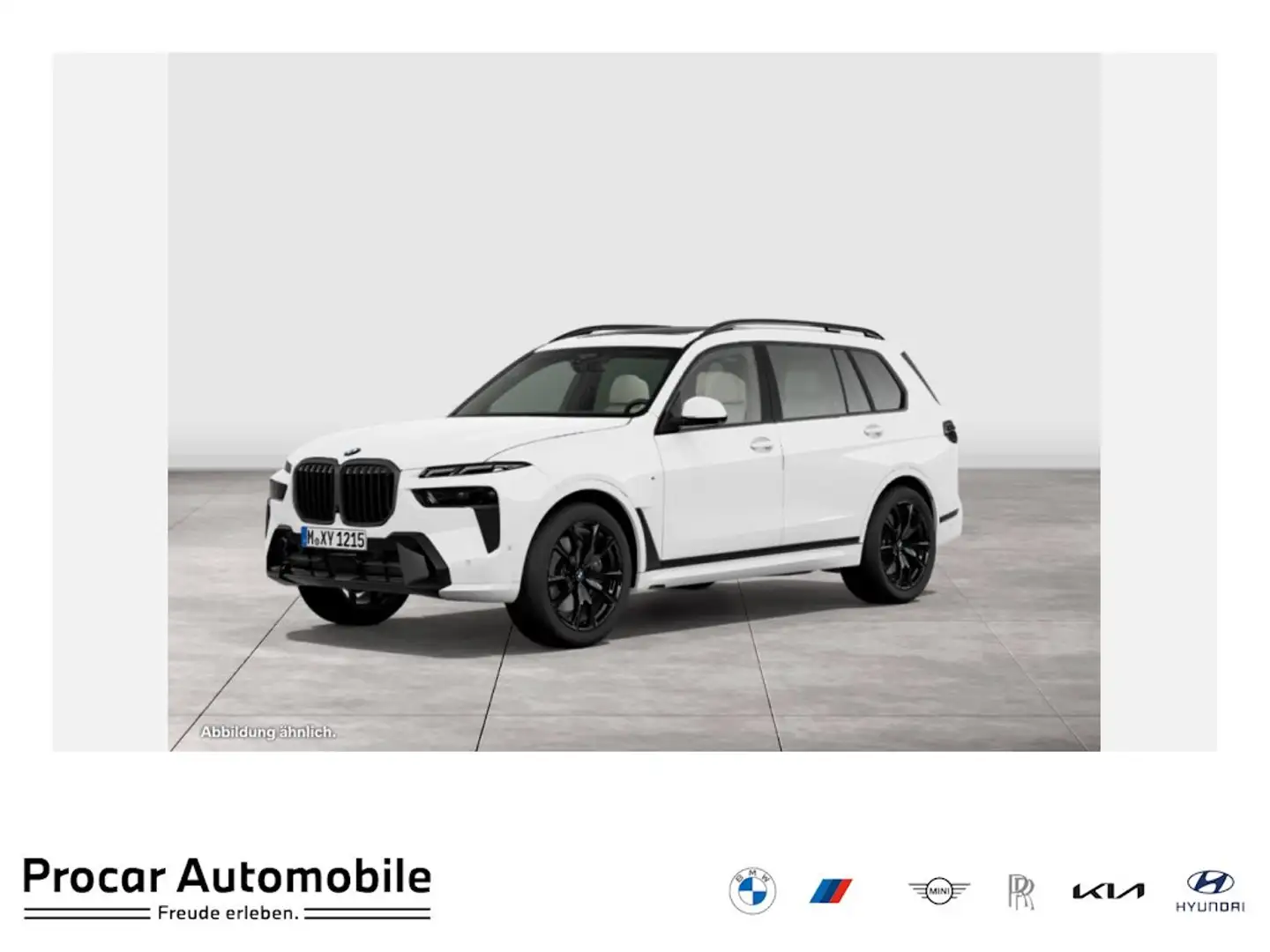 BMW X7 xDrive40d M SPORT PRO+AHK+H/K+DA PROF+360°+STANDHZ Weiß - 1