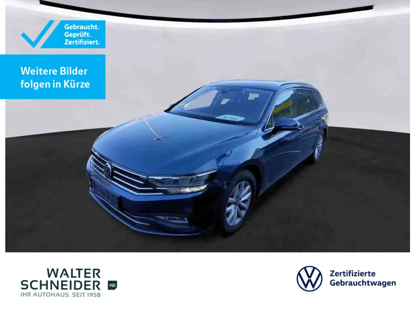 Volkswagen Passat Variant 2,0 TDI DSG Business AHK Navi LED Bleu - 1