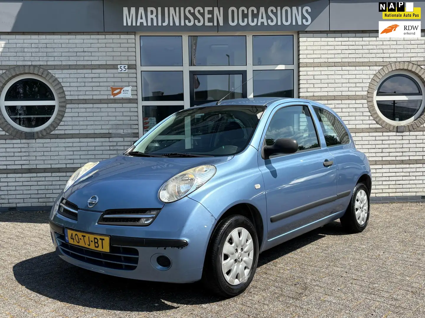 Nissan Micra 1.2 Visia|Airco,ElekPakket| Blauw - 1