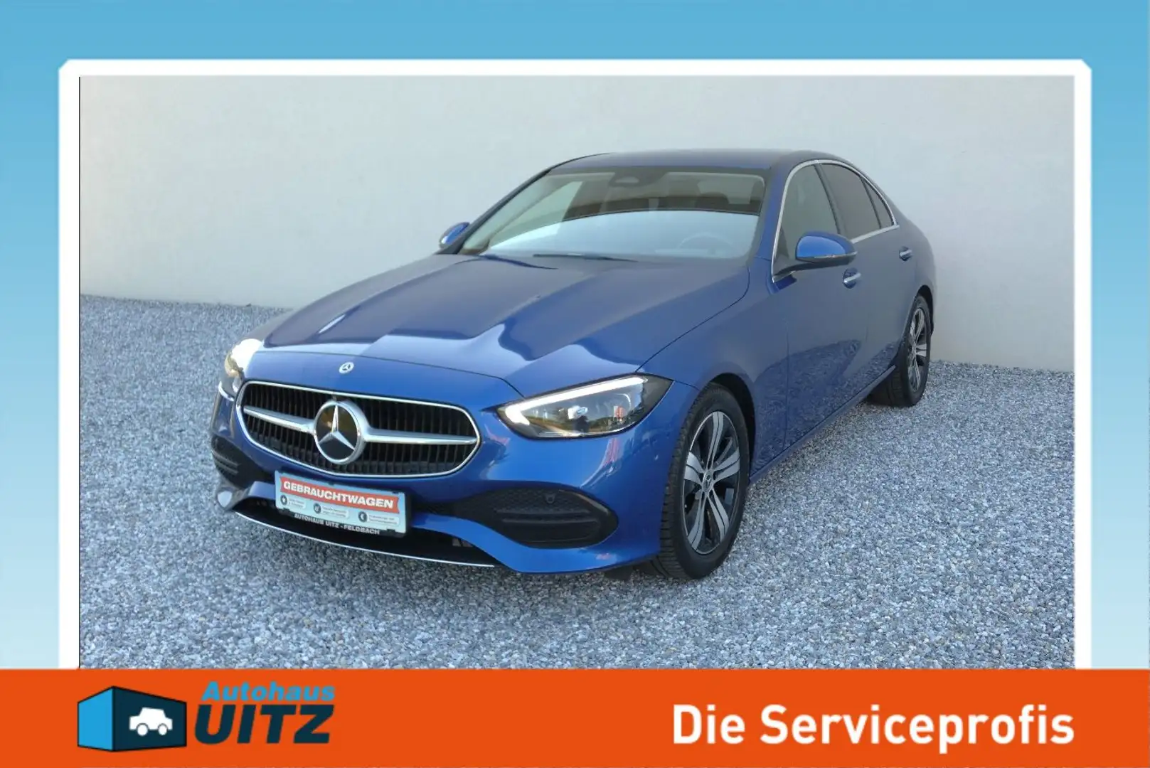 Mercedes-Benz C 200 4M Avantgarde +360°+KeyGo+DigiLight+StHz+ Blau - 1