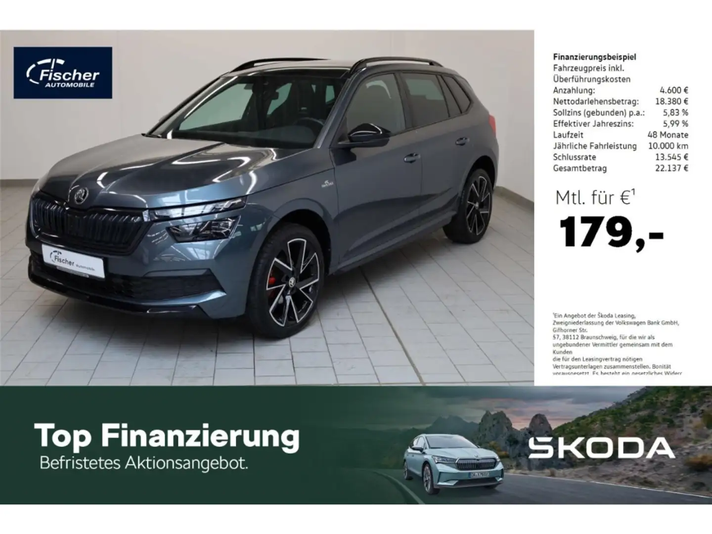 Skoda Kamiq 1.5 TSI Monte Carlo Grey - 1
