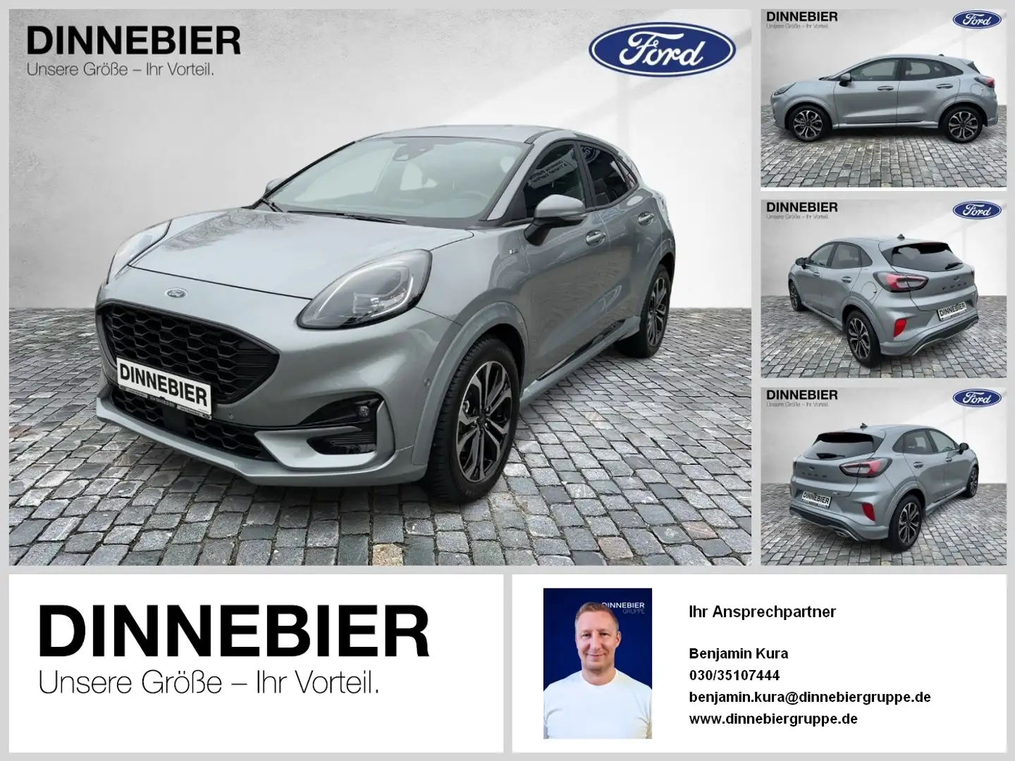 Ford Puma ST-Line LED+Kamera+Allwetter+Winterpaket Argent - 1