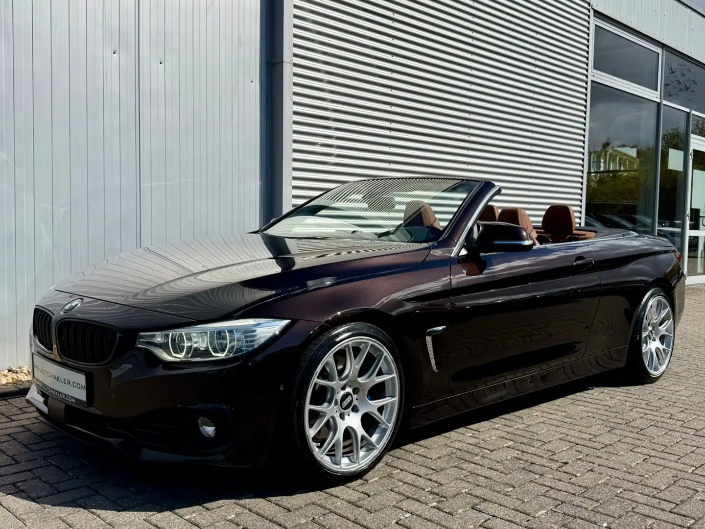 BMW 435 i Cabrio Leder Head-up Hifi LED Braun - 1