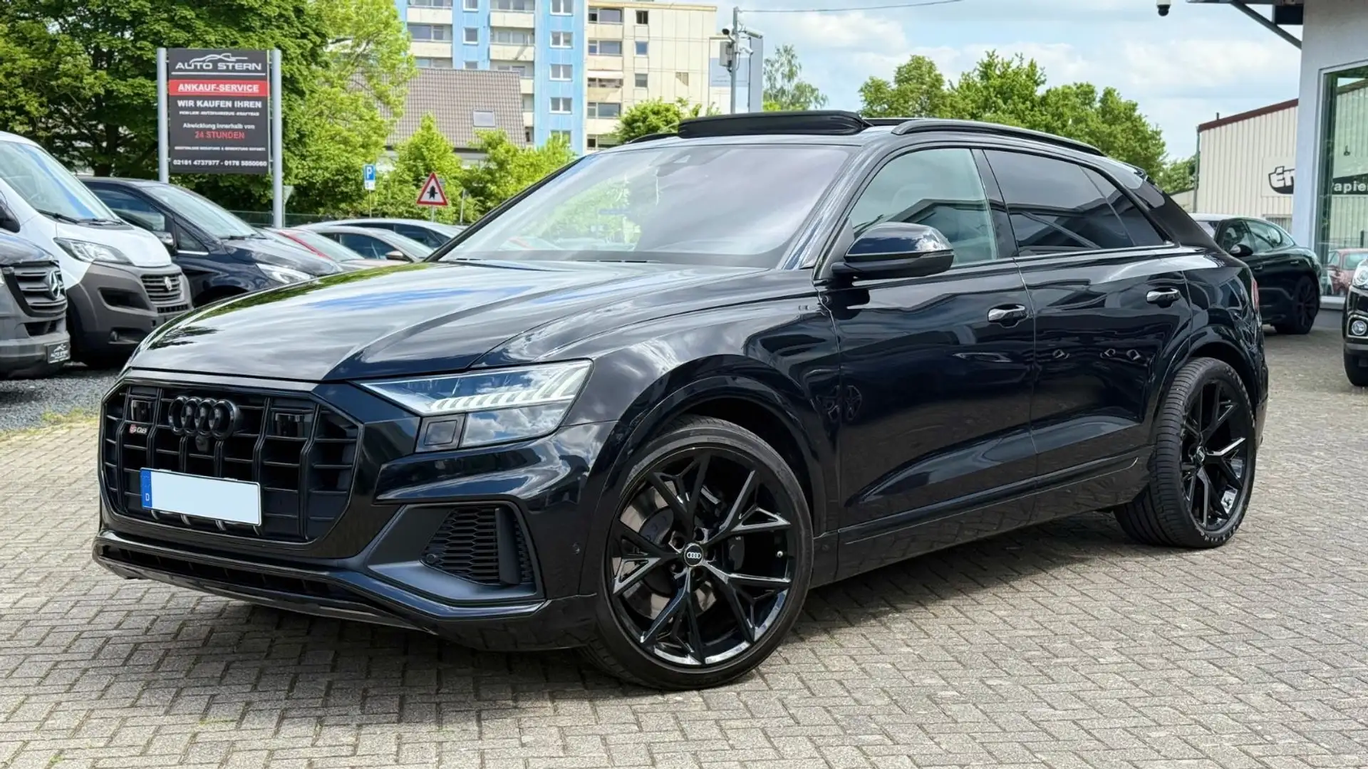 Audi SQ8 4.0 TDI Q MATRIX PANO HUD AHK CARBON 22" Noir - 1