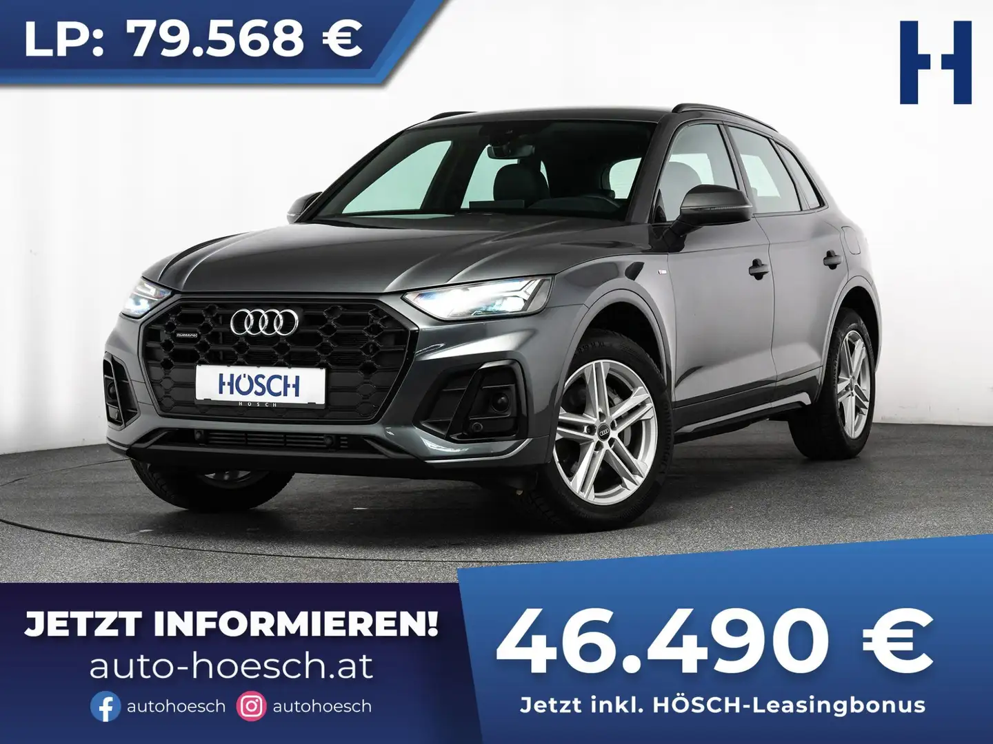 Audi Q5 50 TFSI e quattro 2x S-Line TOP-EXTRAS NAPPA++ Grau - 1