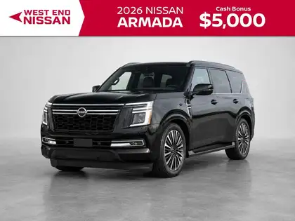Black 2026 Nissan Armada SUV / Crossover Four-Wheel Drive 9-Speed Automatic
