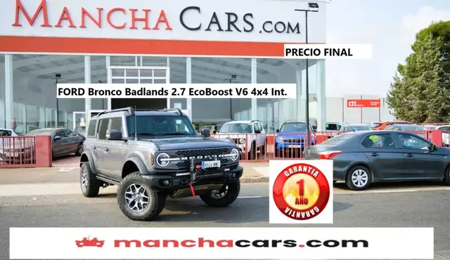 Ford Bronco 2.7 EcoBoost V6 Badlands 335 Auto.