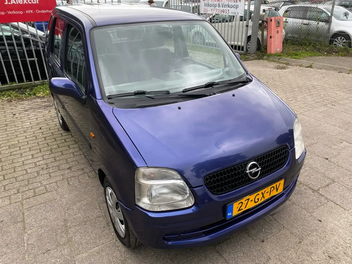 Opel Agila 1.2-16V Comfort Blauw - 1