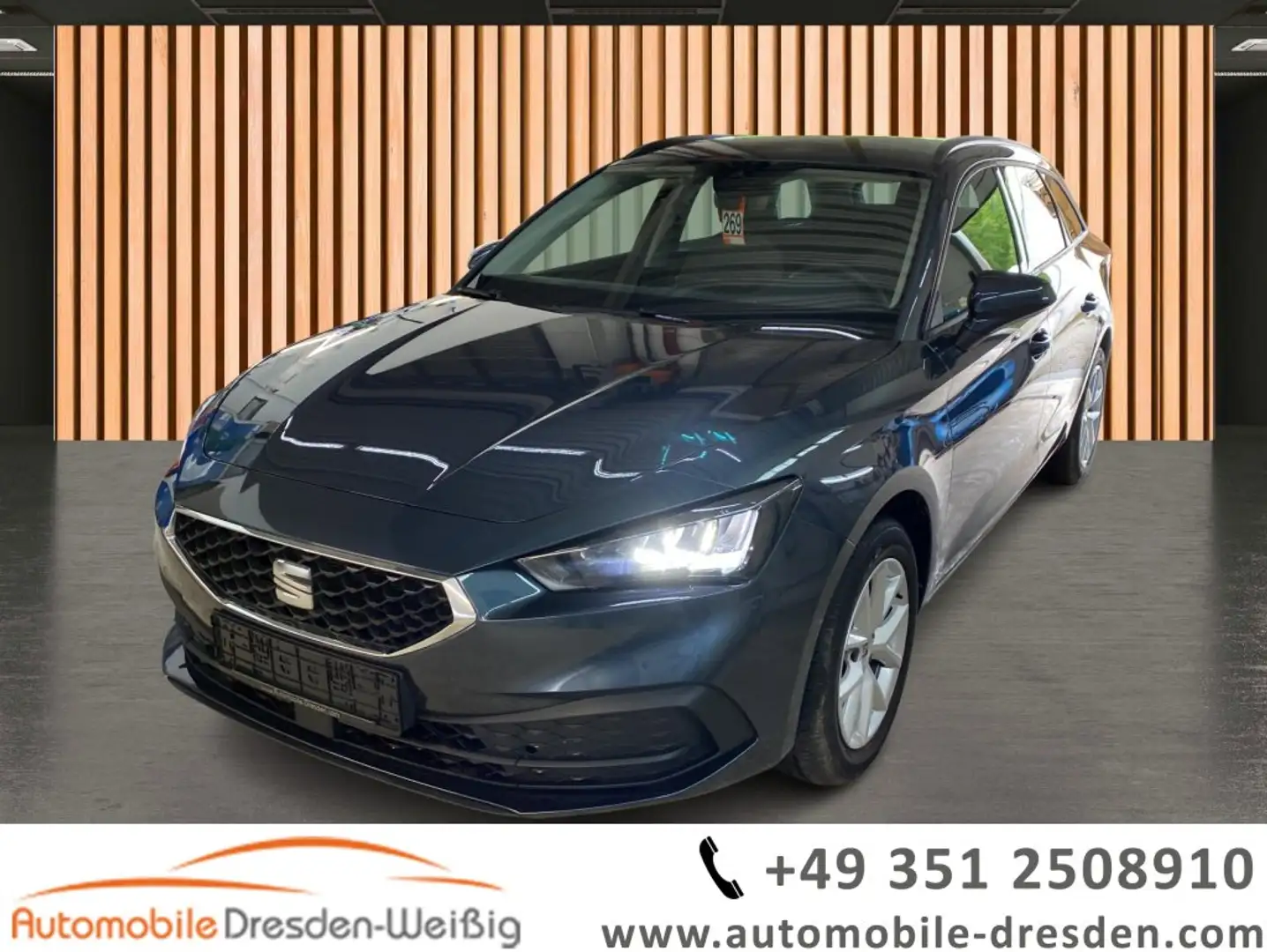 SEAT Leon ST 1.0 eTSI DSG Style*Full Link*ACC*Kamera* Grau - 1