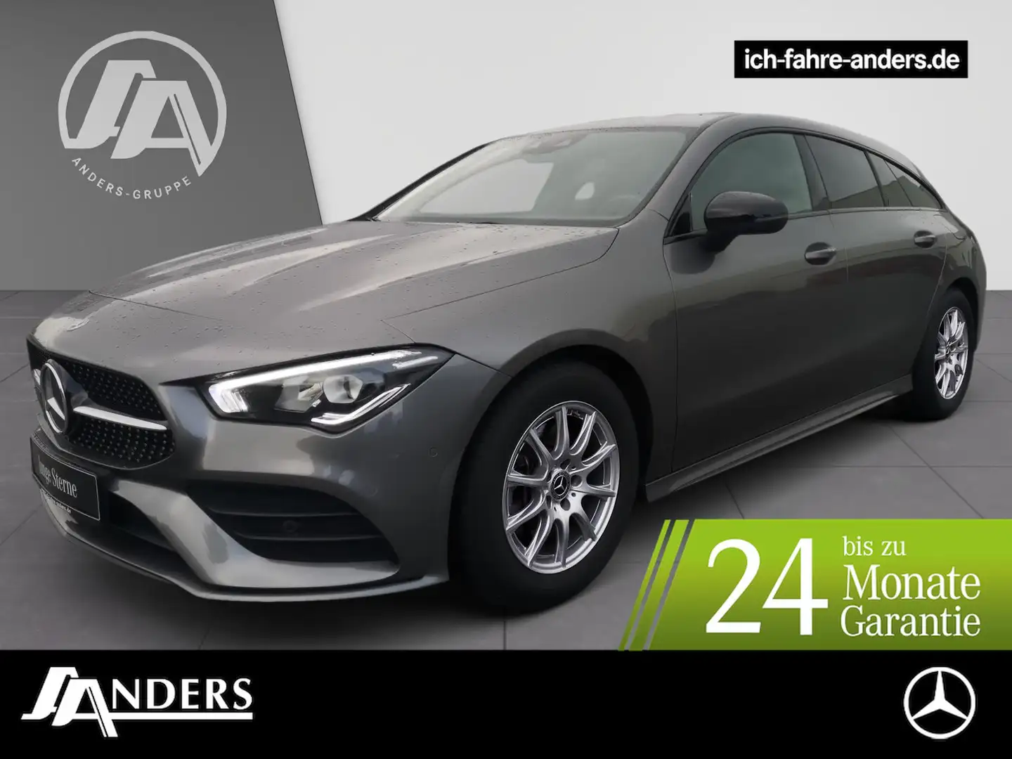 Mercedes-Benz CLA 200 SB +AMG+SHZ+Night+S-Sitz+ParkAss.+SpurH Grigio - 1
