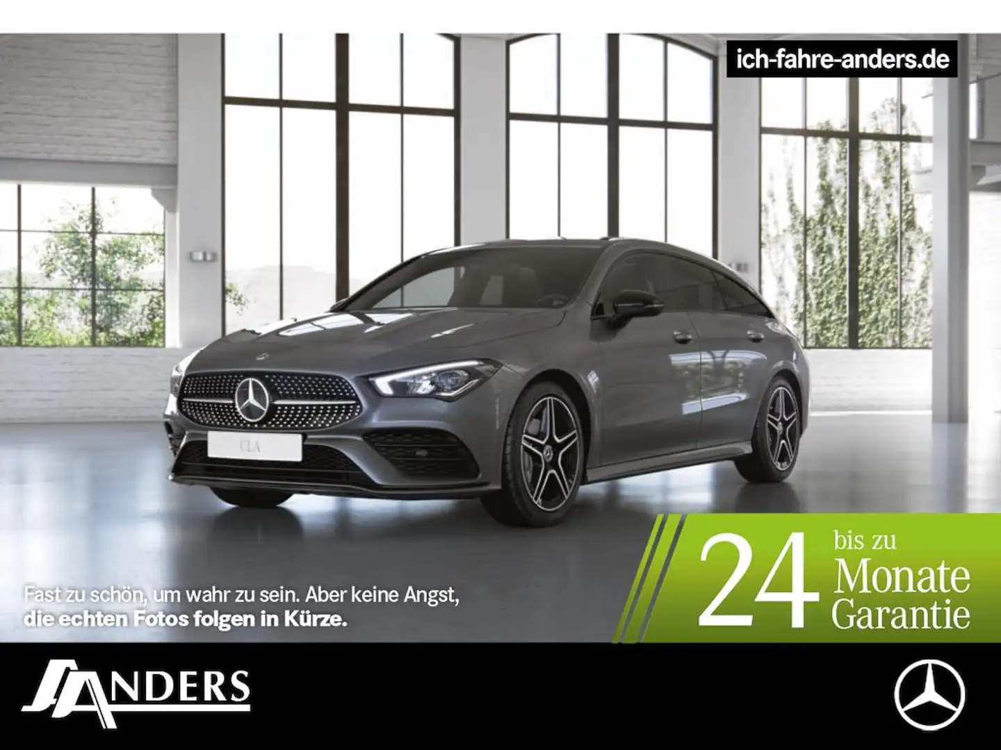 Mercedes-Benz CLA 200 SB +AMG+SHZ+Night+S-Sitz+ParkAss.+SpurH Gris - 1