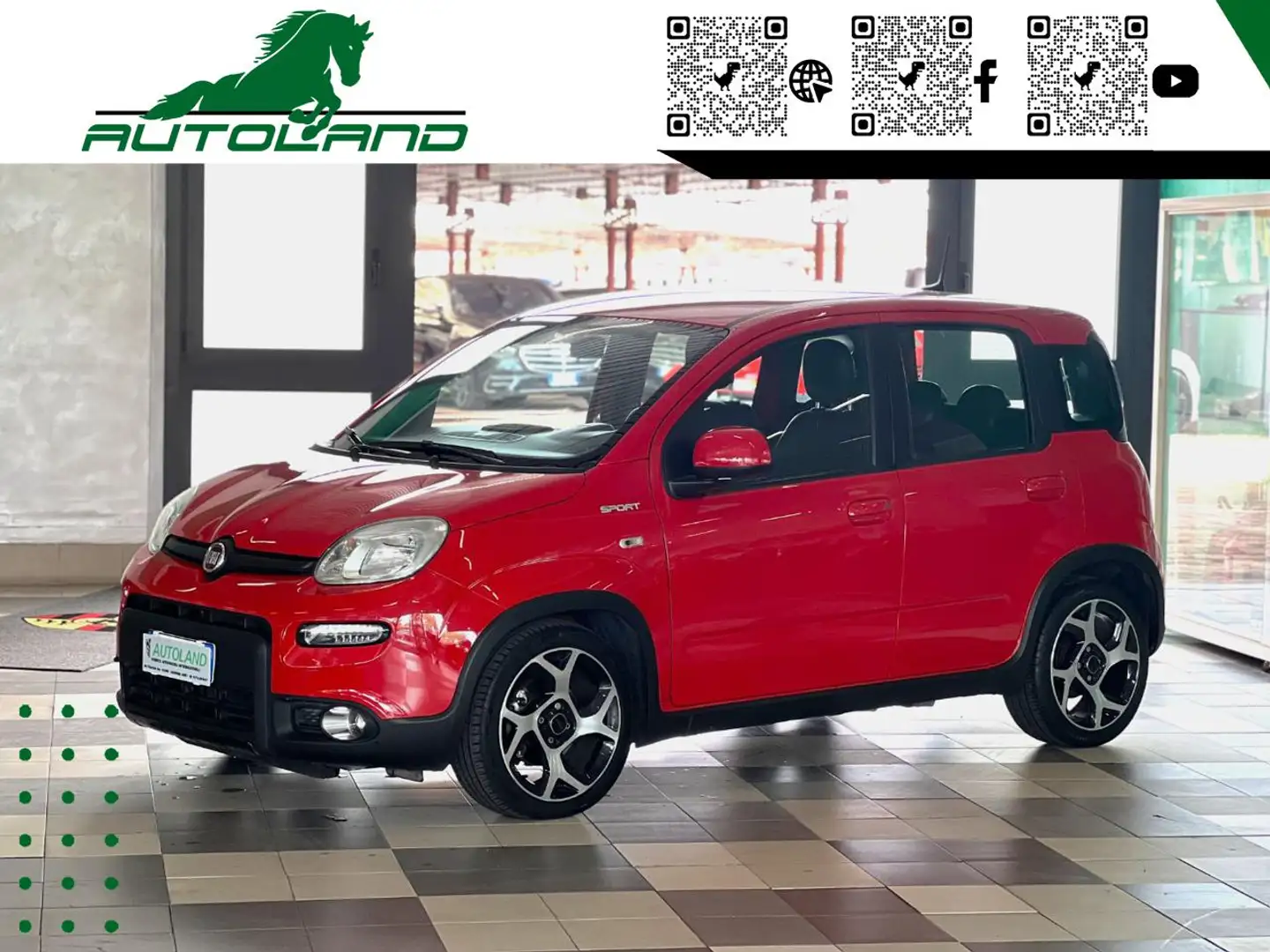Fiat Panda 1.0 FireFly S&S Hybrid Sport Rosso - 1