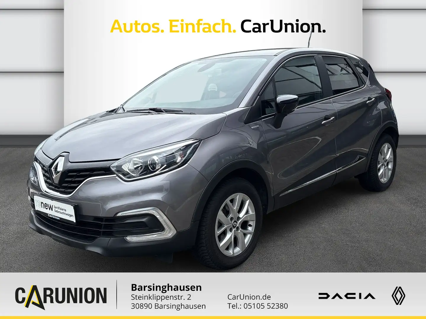 Renault Captur LIMITED TCe 130 GPF Gris - 1