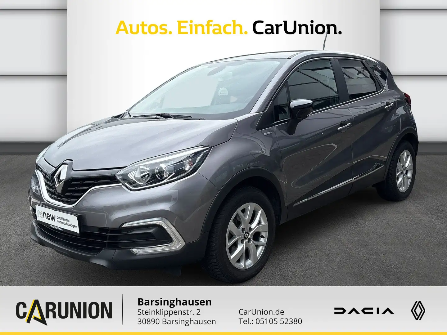 Renault Captur LIMITED TCe 130 GPF Gris - 1