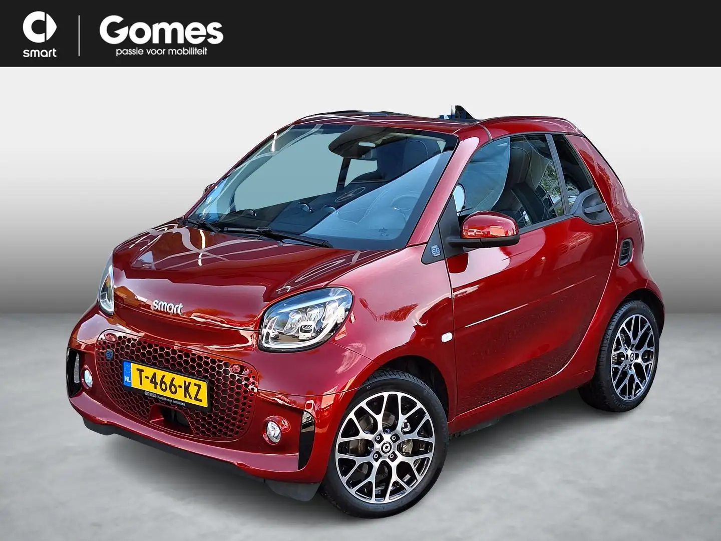 smart forTwo Fortwo EQ cabriolet | Leder Zwart | Comfort Plus P Rood - 2