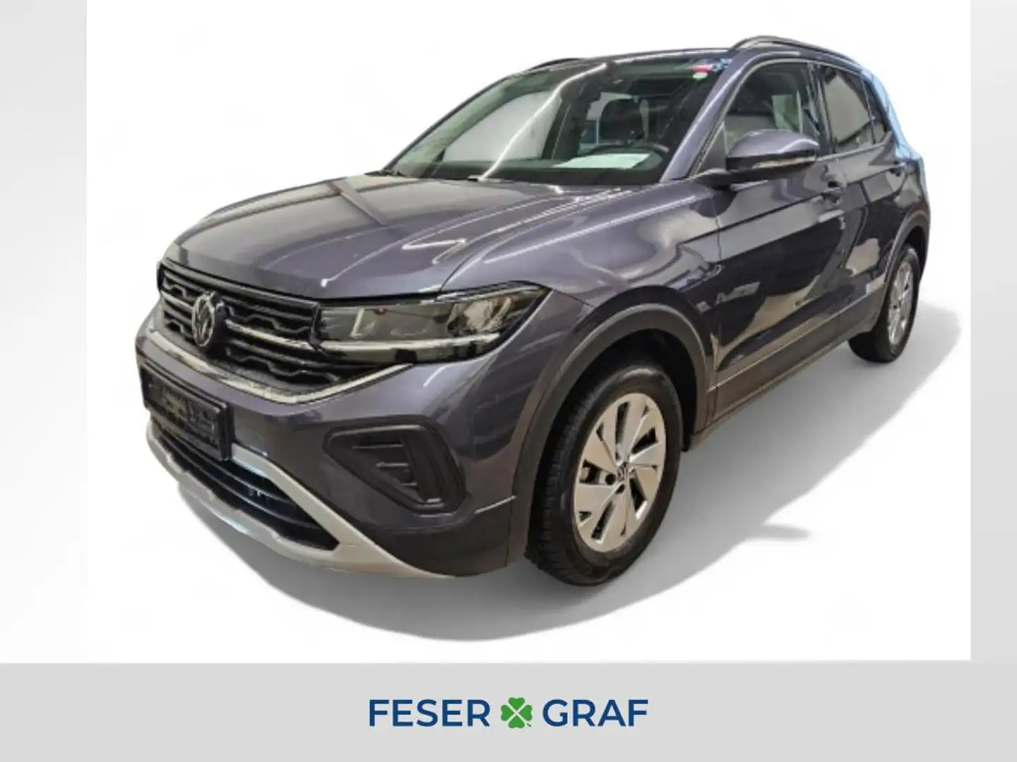 Volkswagen T-Cross 1.0 TSI Life LED/Rear View/Sitzhzg./Navi Grau - 1