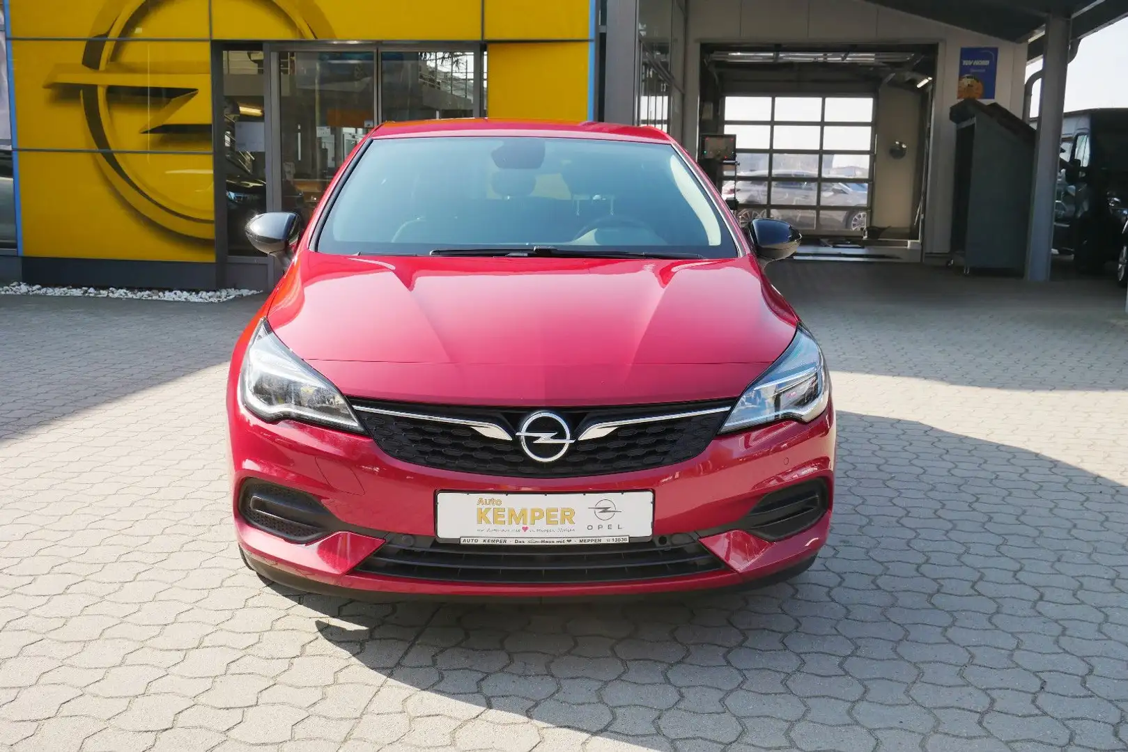 Opel Astra 1.2 Turbo Edition *SHZ*PDC*Navi* Rood - 2