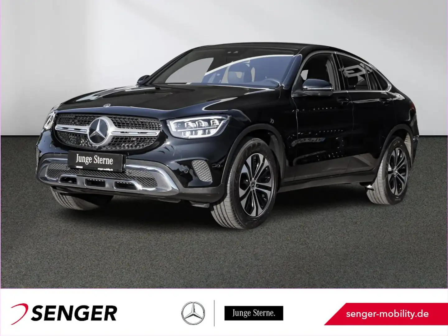 Mercedes-Benz GLC 220 d 4M Coupé Ambiente 360°-Kamera LED AHK Noir - 1
