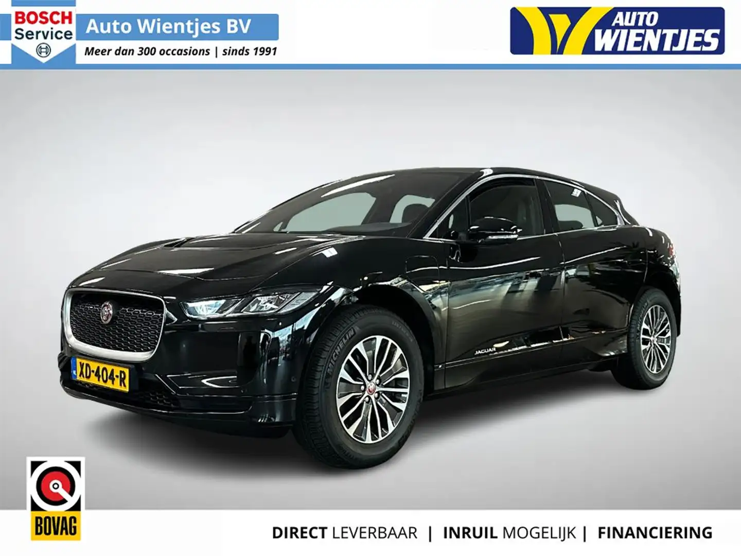 Jaguar I-Pace EV400 S 90kWh | SOH 85% | Leer | Pano | Navi Zwart - 1