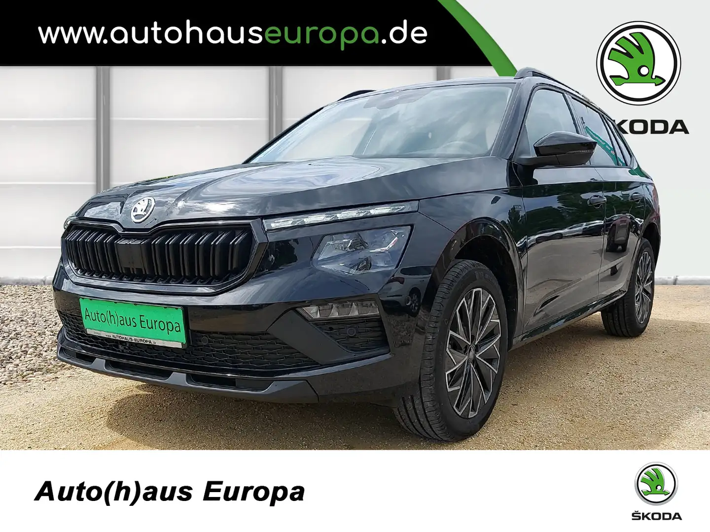 Skoda Kamiq 1.5 TSI Selection ACC Navi Kam SpurH SpurW eKlappe Schwarz - 1
