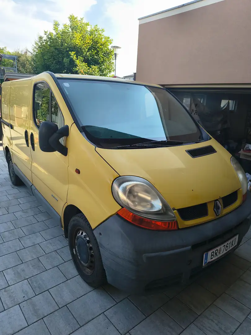 Renault Trafic Trafic Kombi L1H1 1,9 dCi kurz NL 1200 Gelb - 2