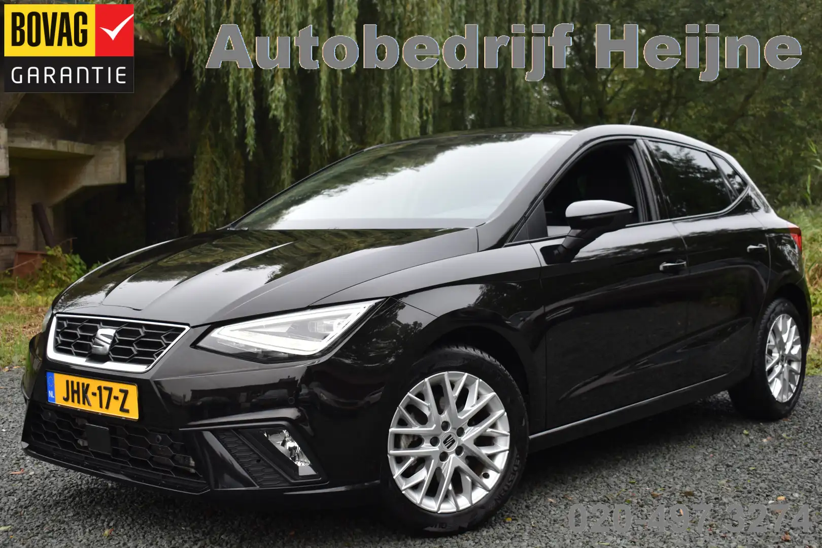 SEAT Ibiza TSI 116PK DSG FR-SPORT CAMERA/ACC/CARPLAY Zwart - 1