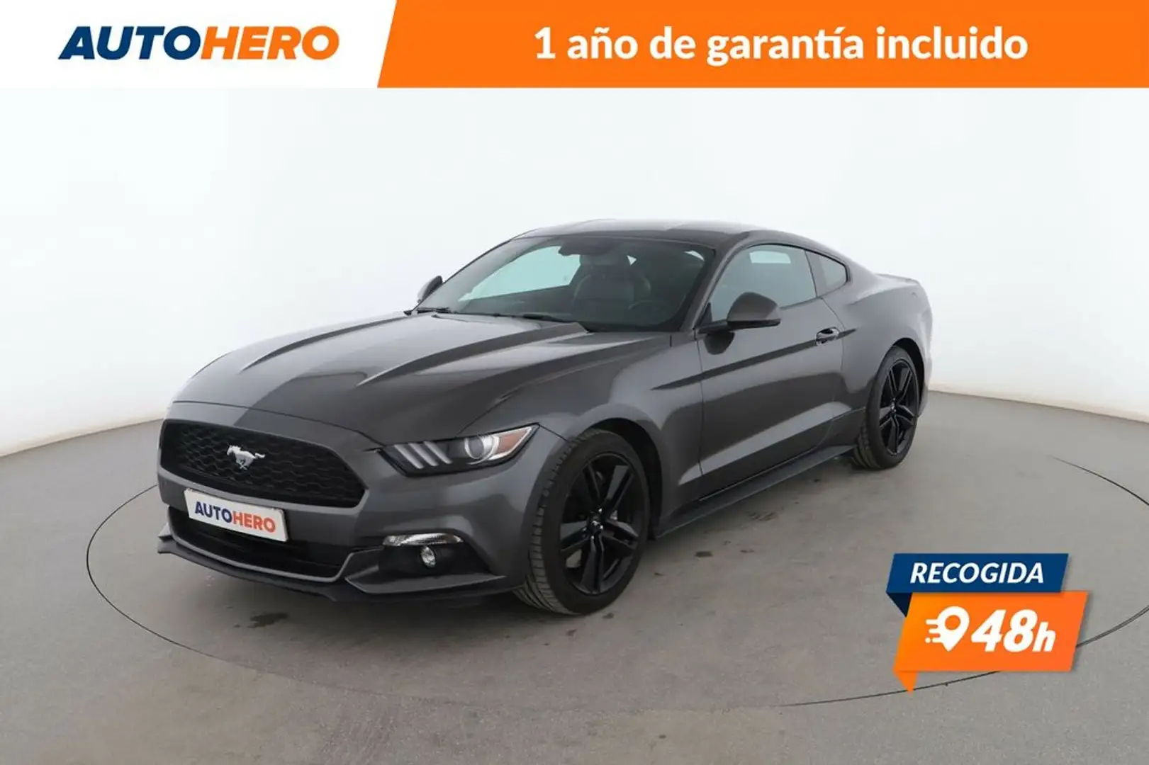 Ford Mustang 2.3 EcoBoost Gris - 1