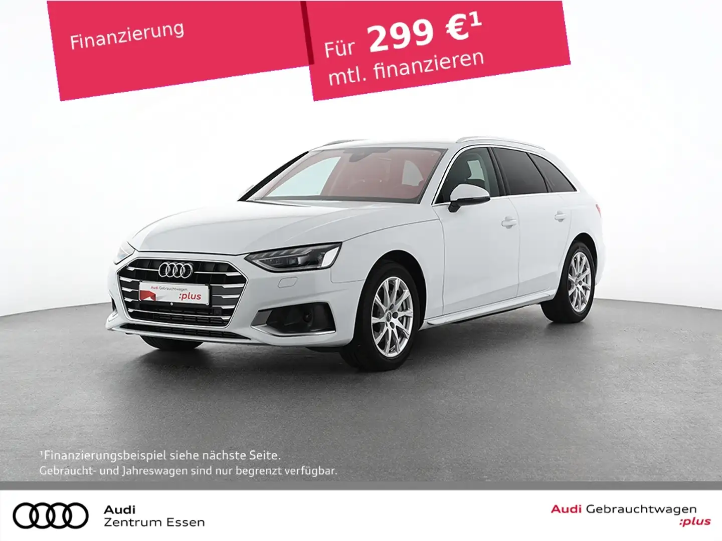Audi A4 Avant advanced 40 TFSI S-TRONIC MATRIX LED SHZ   N Weiß - 1