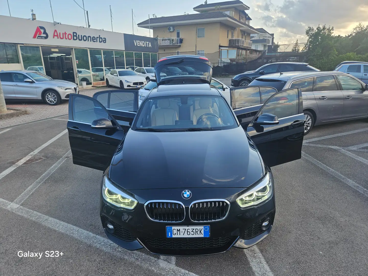 BMW 120 120d Msport 5p Nero - 1