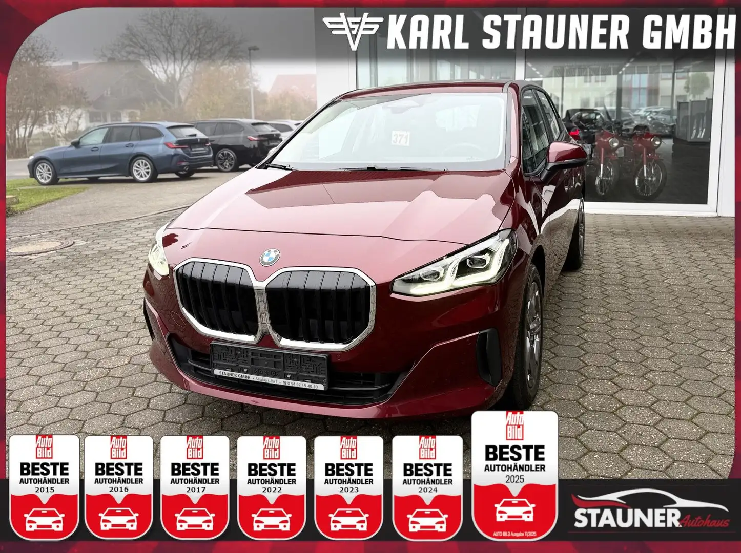 BMW 216 i Active Tourer KAMERA LED KLIMA DAB Rouge - 1