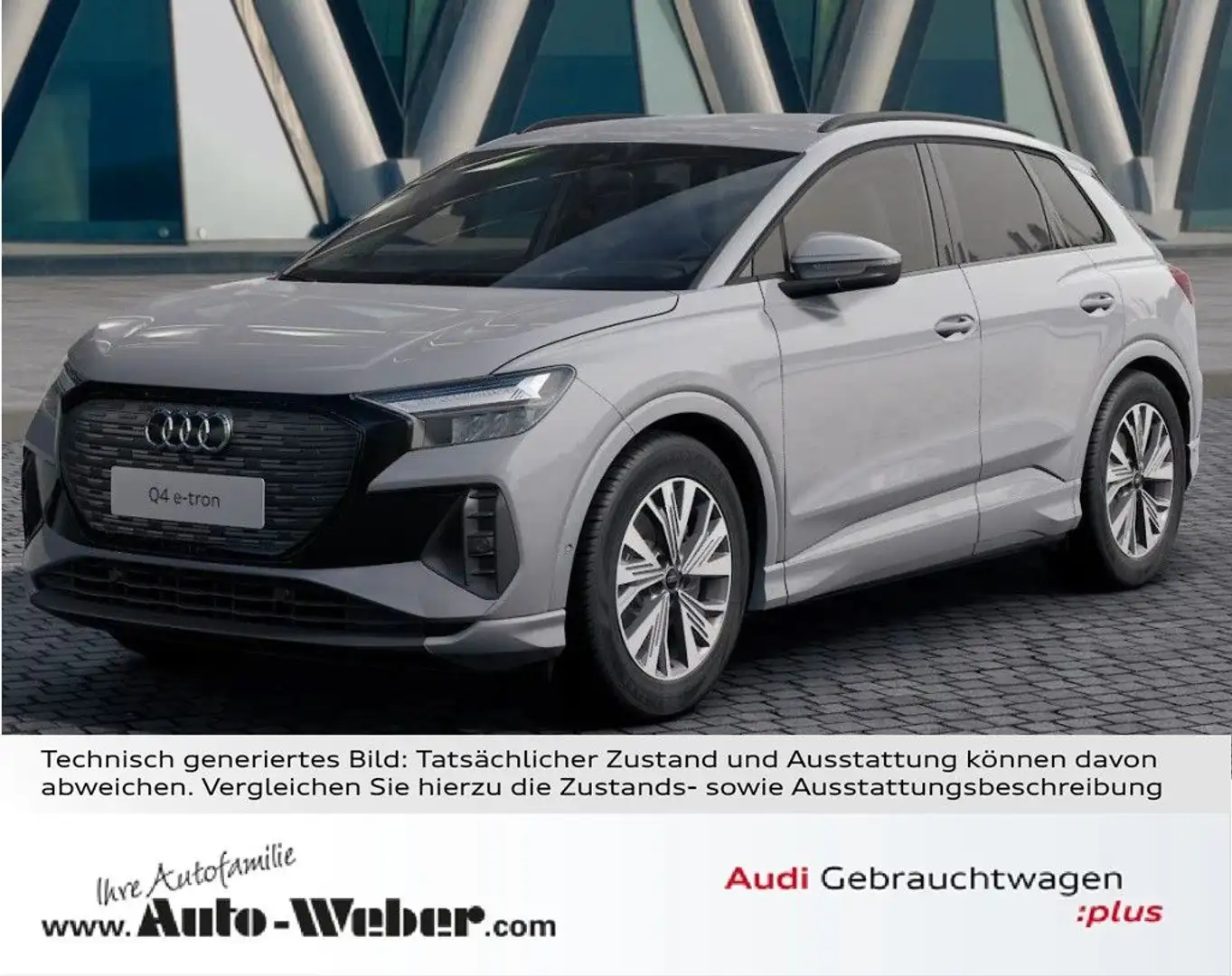 Audi Q4 e-tron 40 S LINE KAMERA ACC AHK NAVI VC SONOS Gris - 1