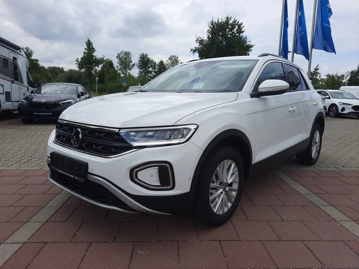 Volkswagen T-Roc 1.0 TSI Life Klimaautom. PDH SHZ Navi Білий - 2