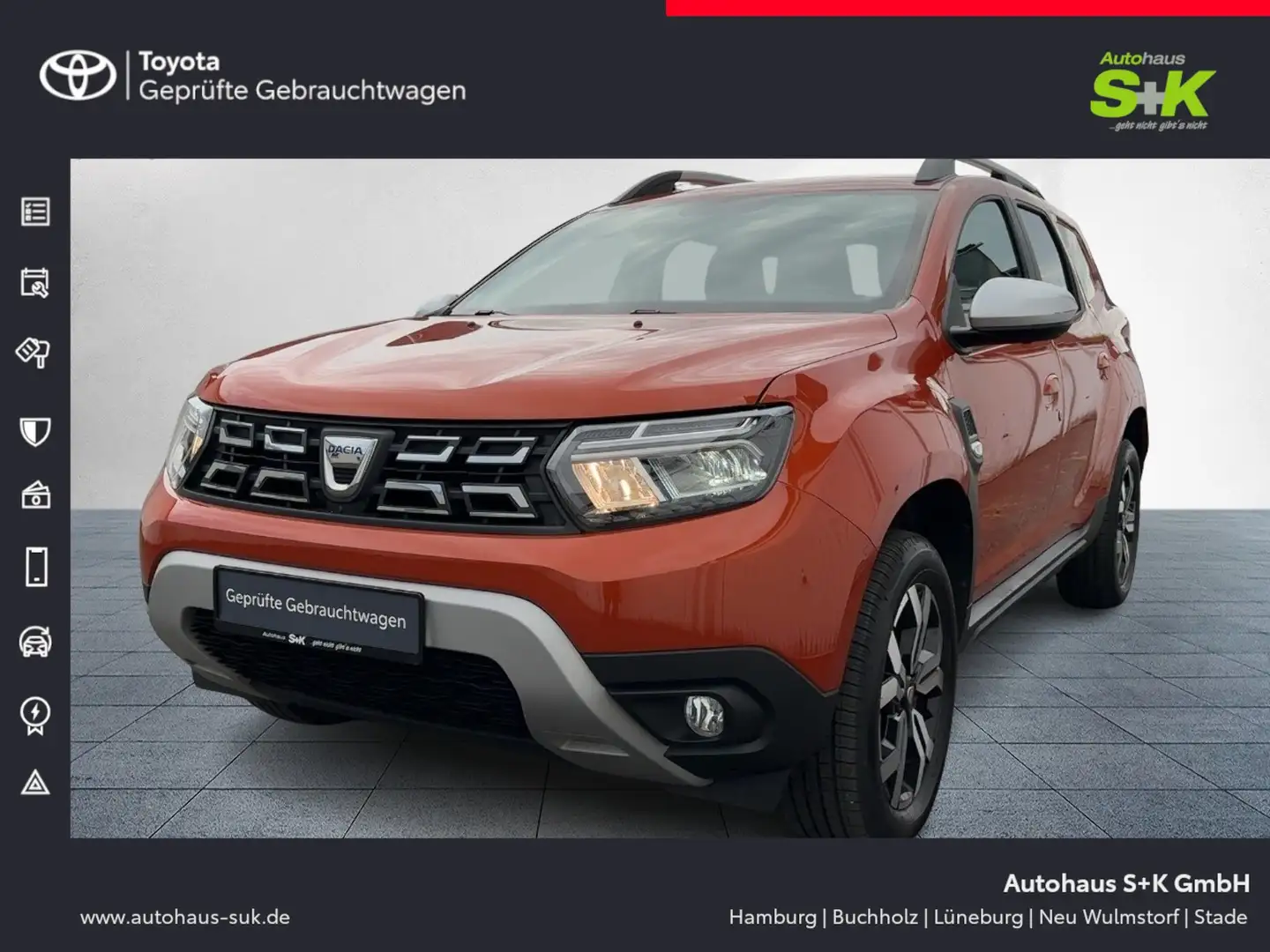 Dacia Duster Prestige+ Blue dCi 115 2WD*360°CAM+GJR+NAVI** Orange - 1