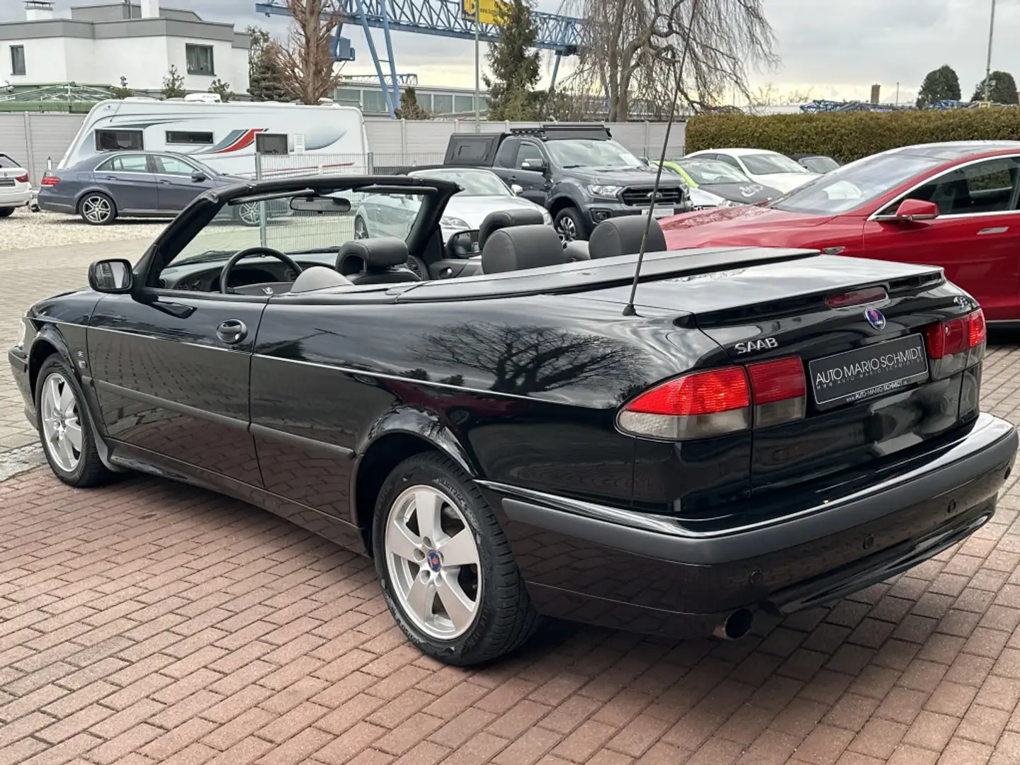 Saab 9-3 2.0 T SE Cabrio aus 2.Hand mit Serviceheft Siyah - 2