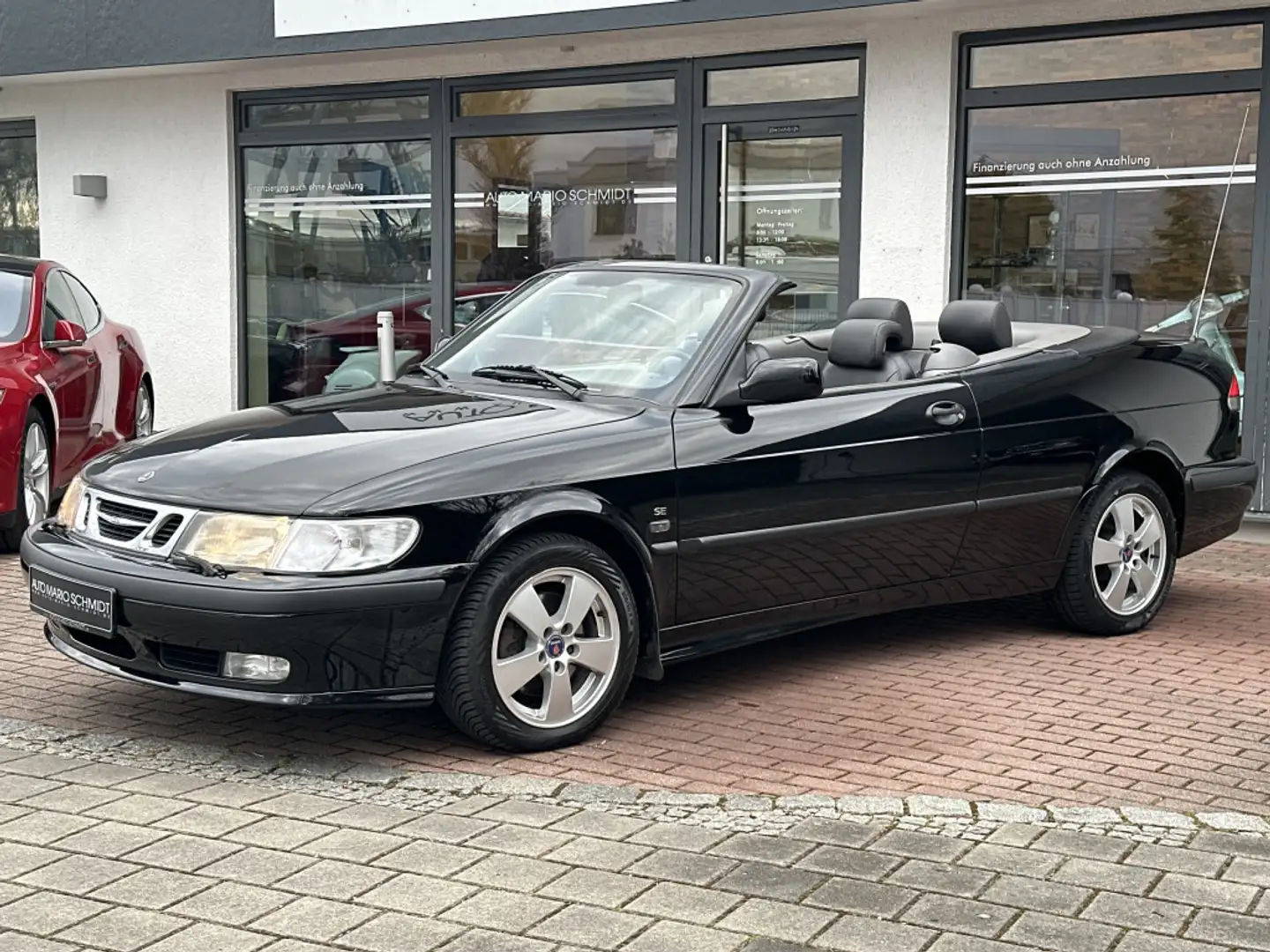 Saab 9-3 2.0 T SE Cabrio aus 2.Hand mit Serviceheft Siyah - 1