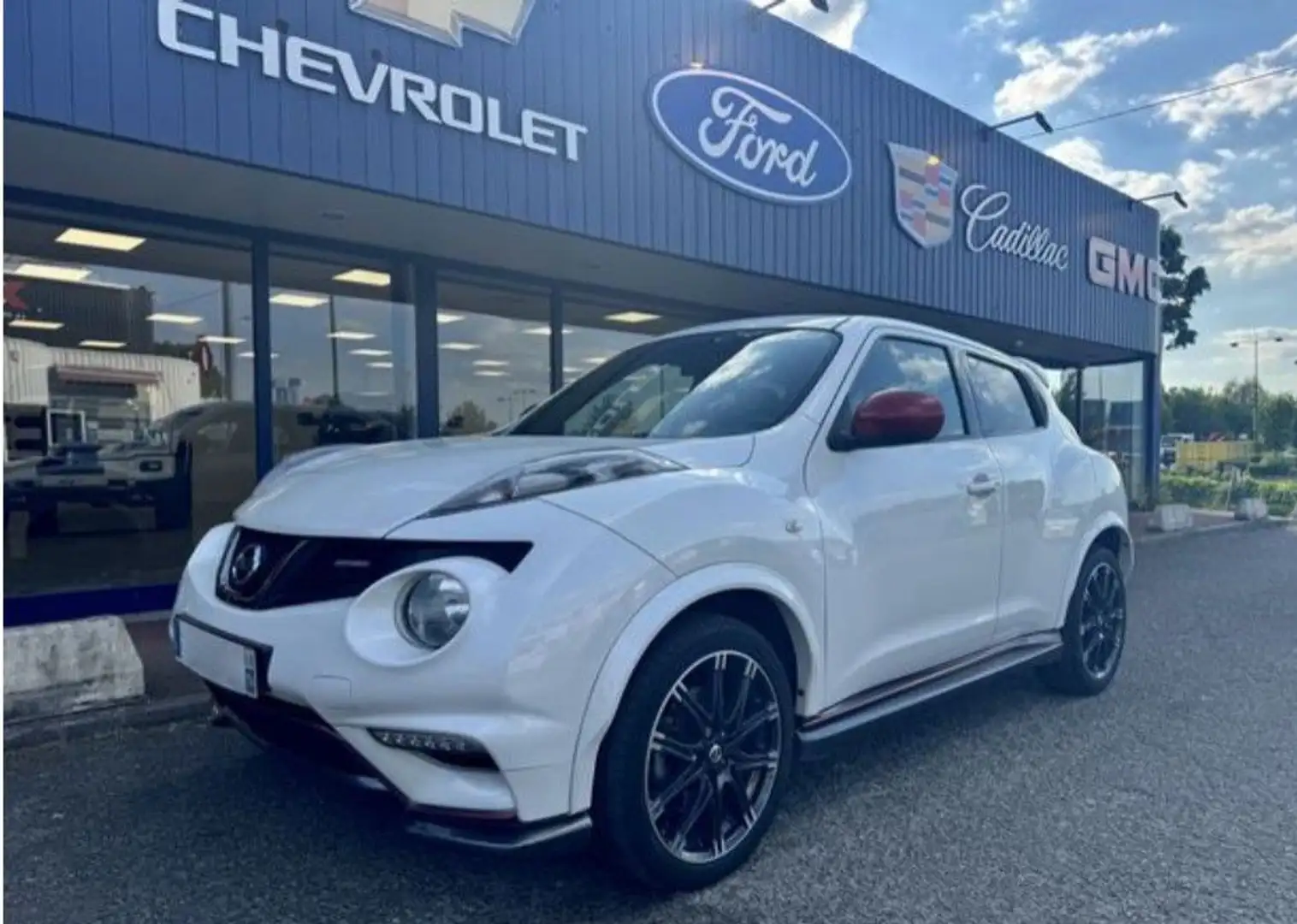 Nissan Juke 1.6 Turbo 200ch Nismo 1ère main Blanc - 1