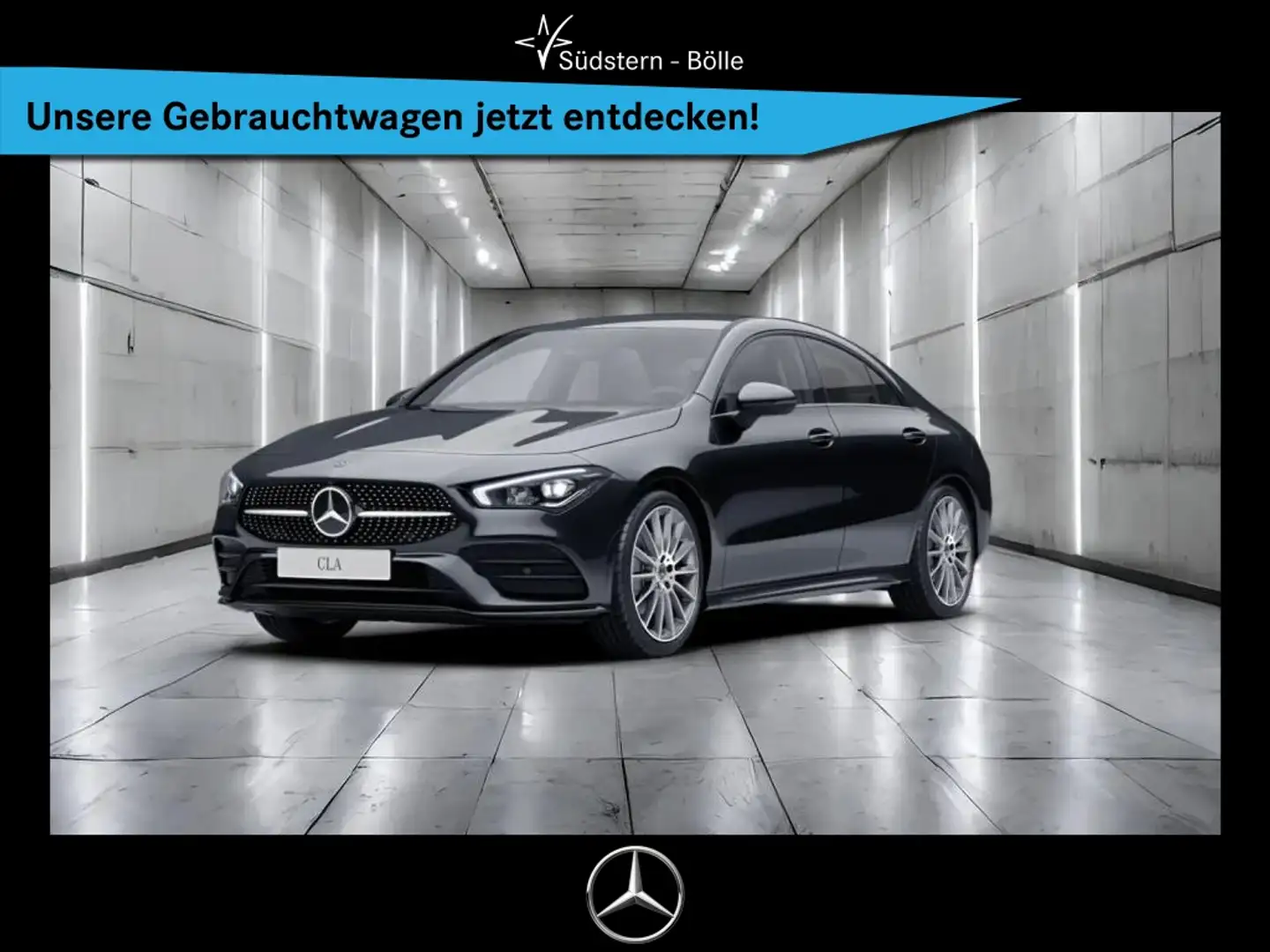 Mercedes-Benz CLA 220 Coupé AMG+NAVI+LED+AMBIENTE+MEMORY+19 AMG Zwart - 1