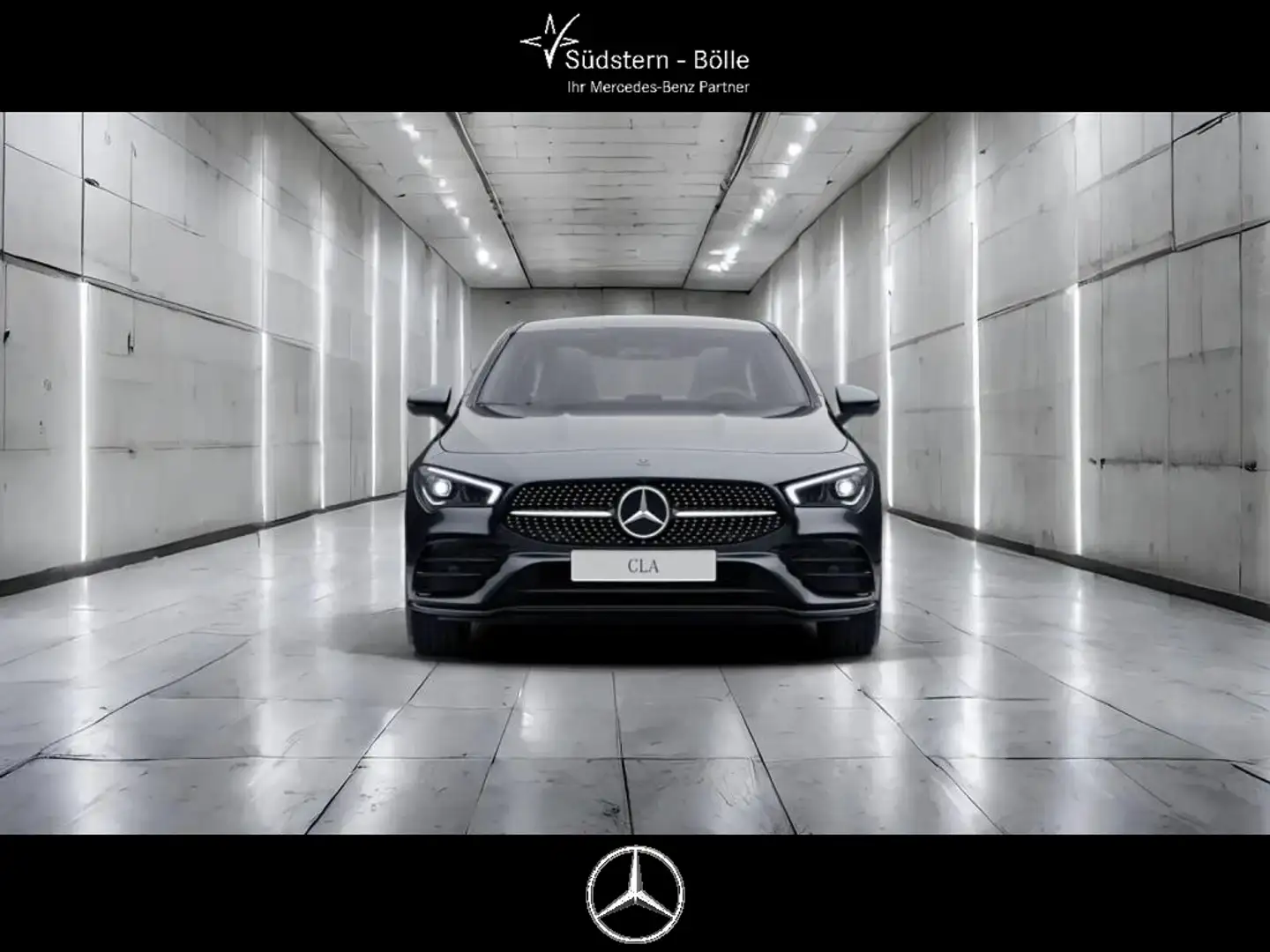 Mercedes-Benz CLA 220 Coupé AMG+NAVI+LED+AMBIENTE+MEMORY+19 AMG Zwart - 2