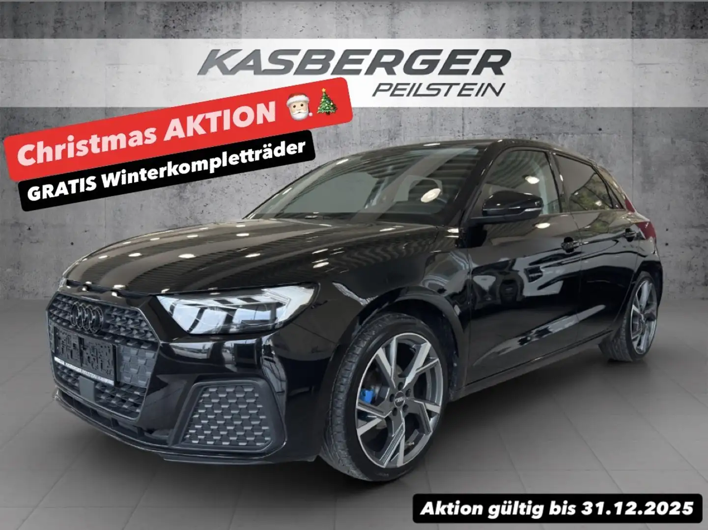 Audi A1 SB 25 TFSI intense *All Black*LED*1. Besitz*Vir... Schwarz - 1