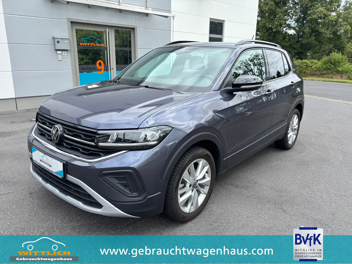 Volkswagen T-Cross 1.0 TSI - "GOAL" +Garantie +Kamera +LED +Navi Grijs - 1