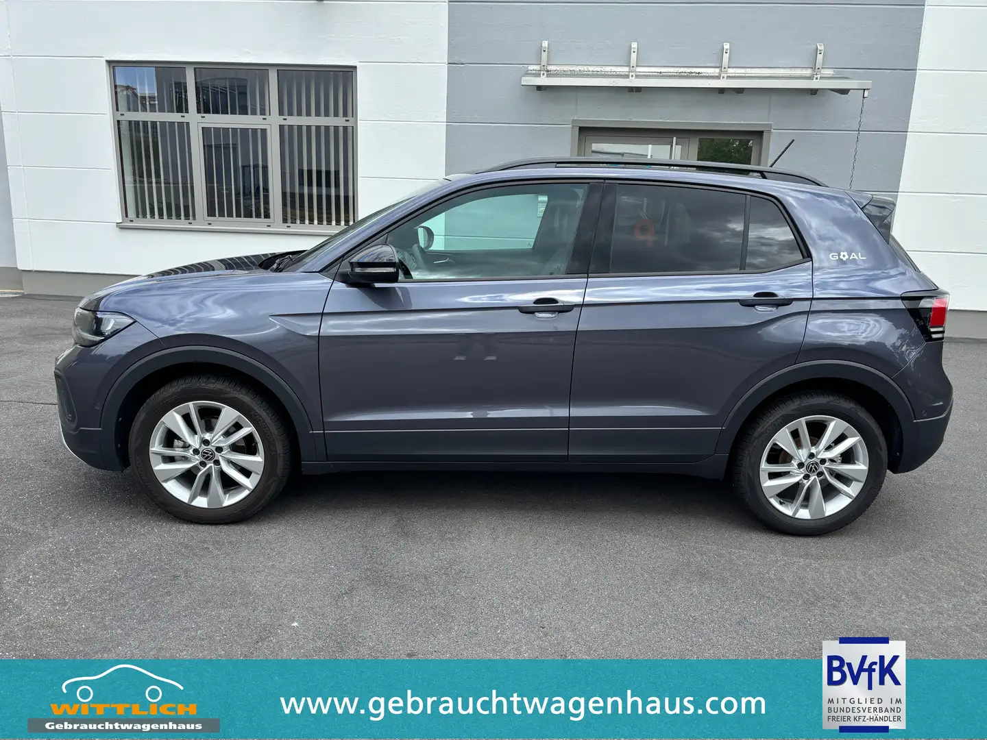 Volkswagen T-Cross 1.0 TSI - "GOAL" +Garantie +Kamera +LED +Navi Grijs - 2