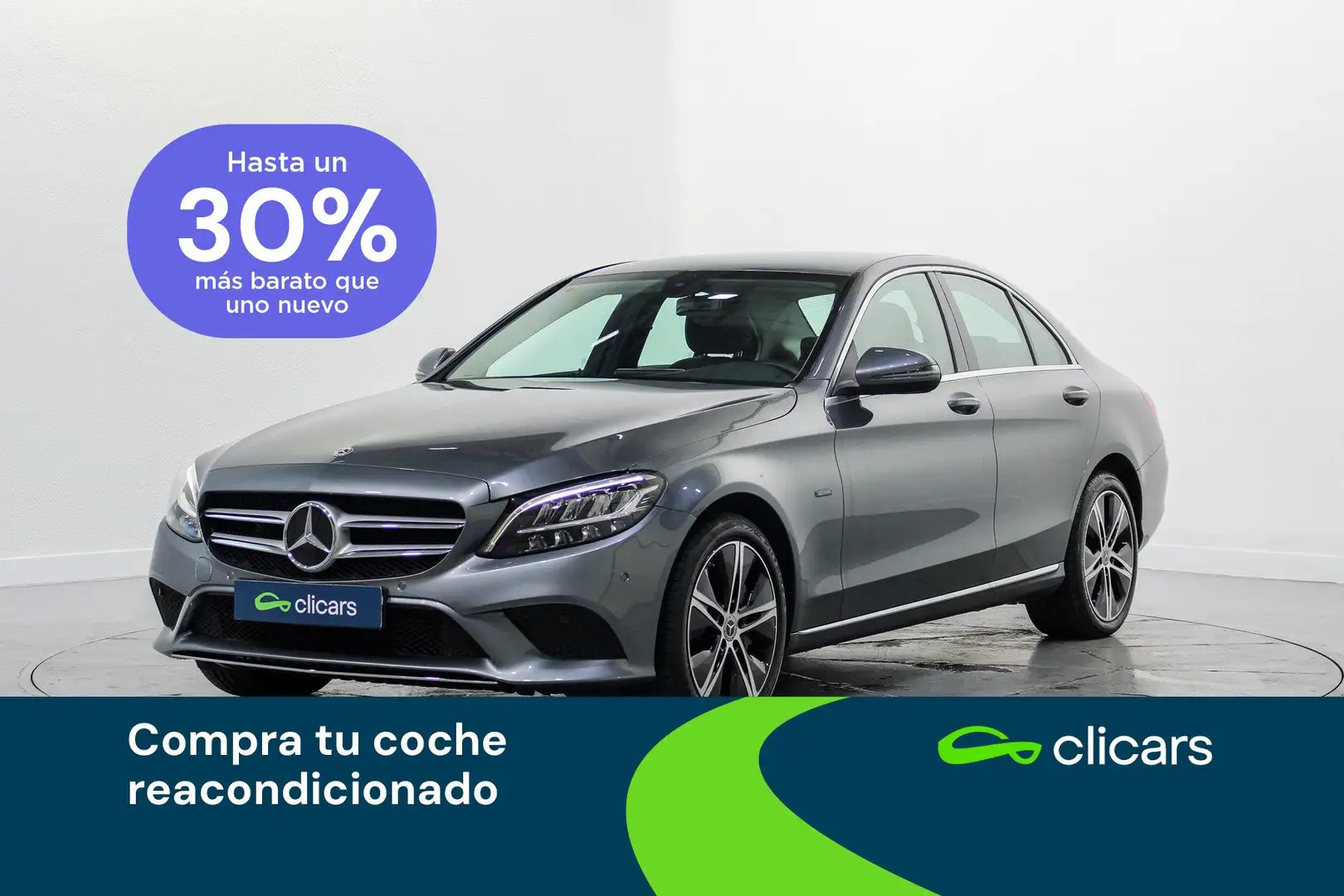 Mercedes-Benz C 300 de 9G-Tronic Gris - 1